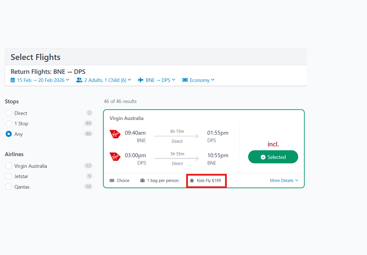 Bali Kids Fly 199 in Wizard [HD]