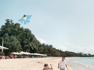 Kids Play on the Beach