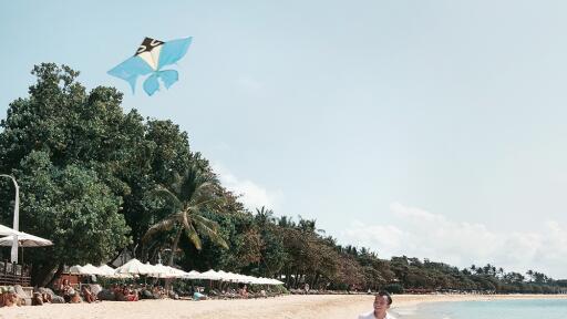 Kids Play on the Beach