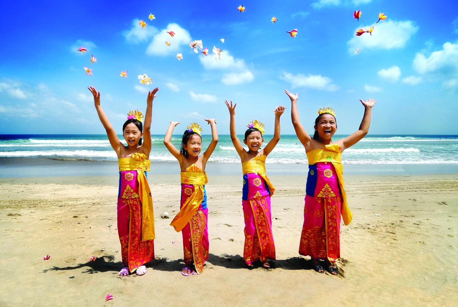 Children in Balinese Costume