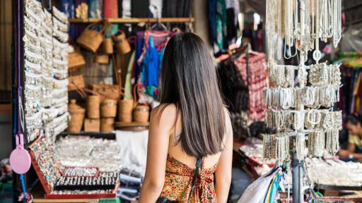 Ubud Market Shopping