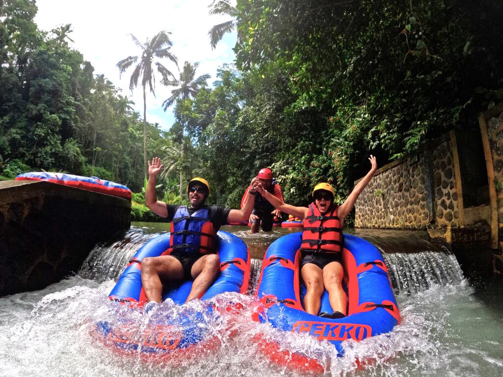 Local Village Cycling & River Tubing Combo