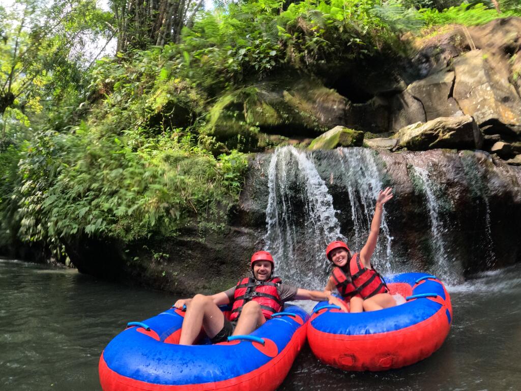 Local Village Cycling & River Tubing Combo