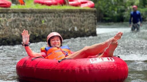 Local Village Cycling & River Tubing Combo