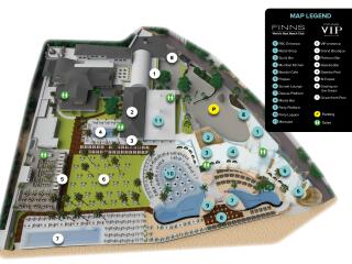 Finns Beach Club Map