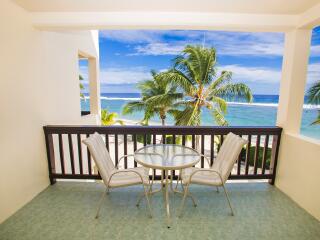 Beachfront Balcony View