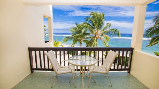 Beachfront Balcony View