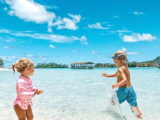 Splashing in the Lagoon