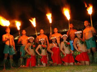 Tamanu Beach Fire Dance Team