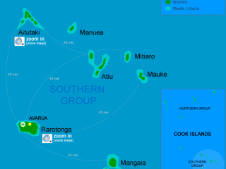 Cook Islands Map [HD]