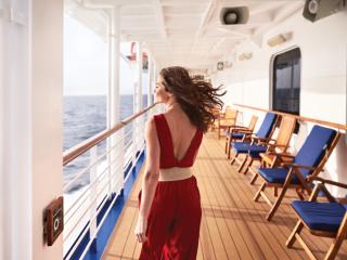 Cruise - generic woman in red