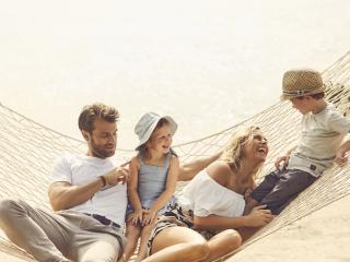 Family in Hammock