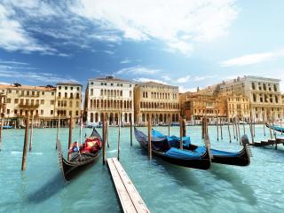 Gondolas in Venice, Italy
