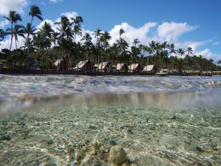 Resort from the ocean