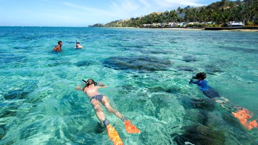 Snorkeling on the Coral Lagoon