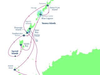 7 Night Itinerary Map