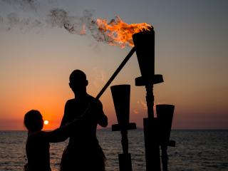 Warrior Torch Lighting