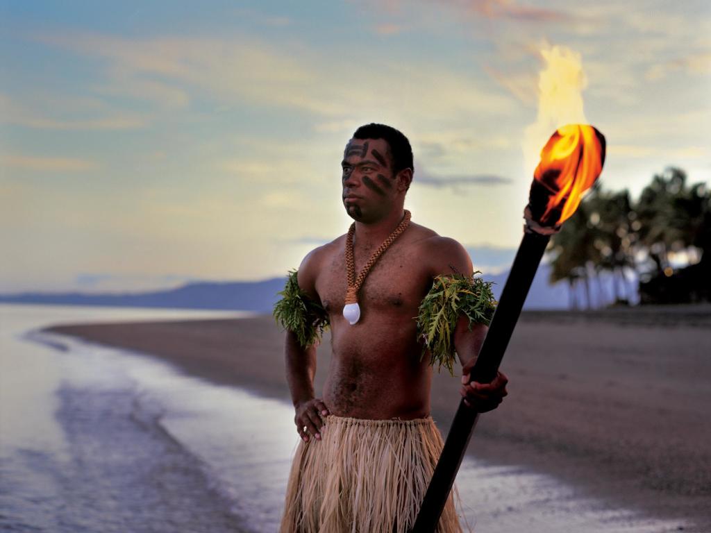 Warrior on Beach 