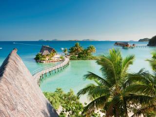 View of Masima Island and Over Water Bures