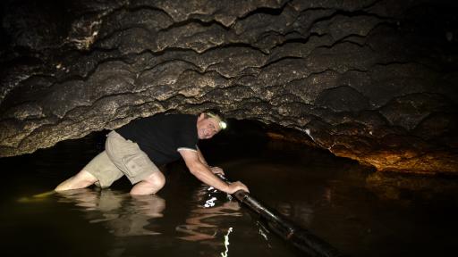 Off-Road Cave Walking through Pregnancy Gap