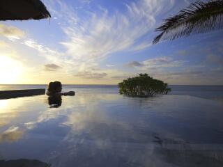 Spa Pool at Sunset