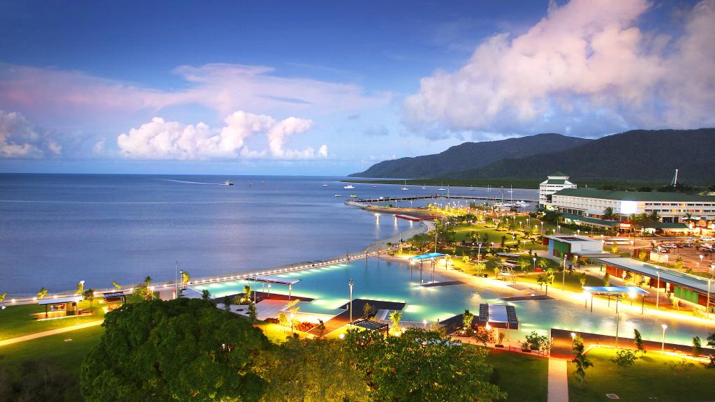 Cairns Esplanade at Night