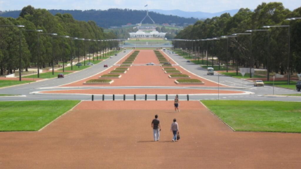 Canberra Parliament House Entrance