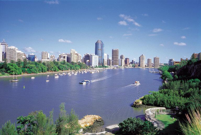 Brisbane City and Brisbane River