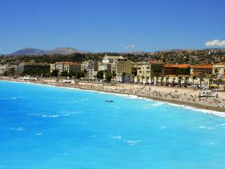 Beaches in Nice, France