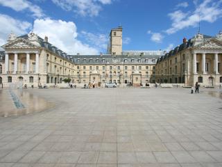 Dijon Liberation Square and the Palace of Dukes of Burgundy (Palais des ducs)