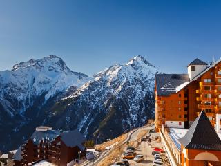 Ski Resort in the French Alps