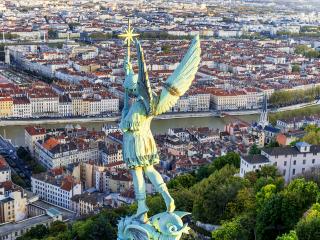 Lyon View from Fourviere