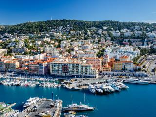 Port Of Nice And Luxury Yachts, France