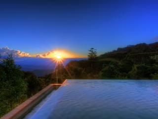 Swimming Pool Sunset