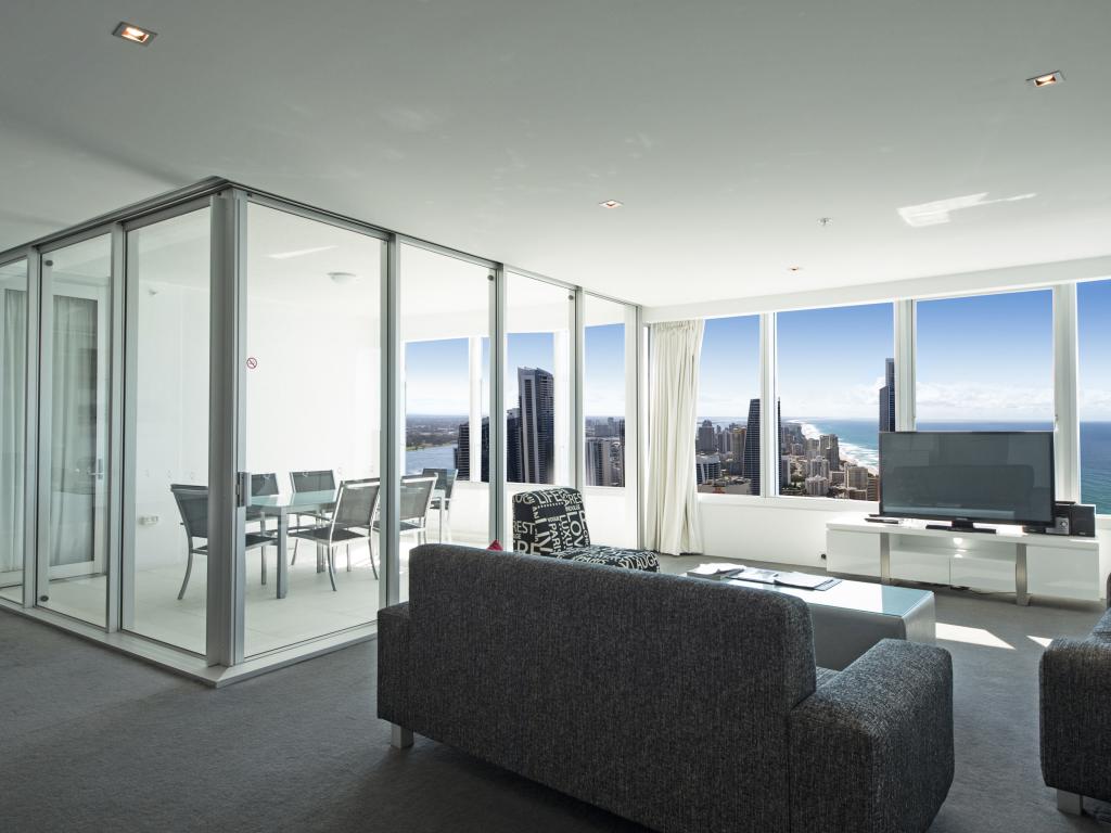 Q1 Resort Spa Accommodation Living Area