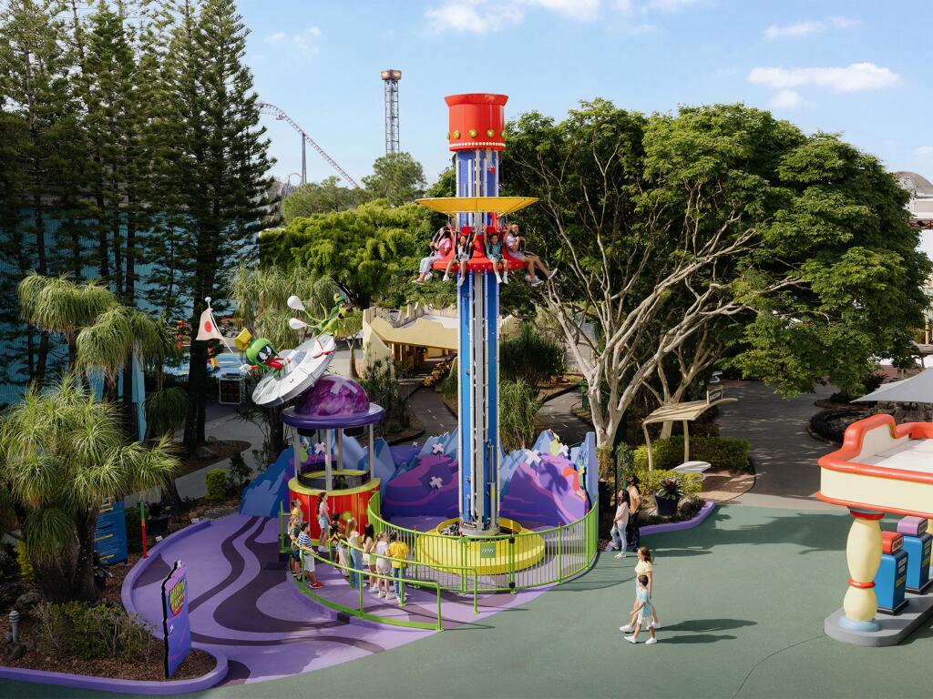 Warner Bros. Movie World Marvin the Martian Cosmic Boom