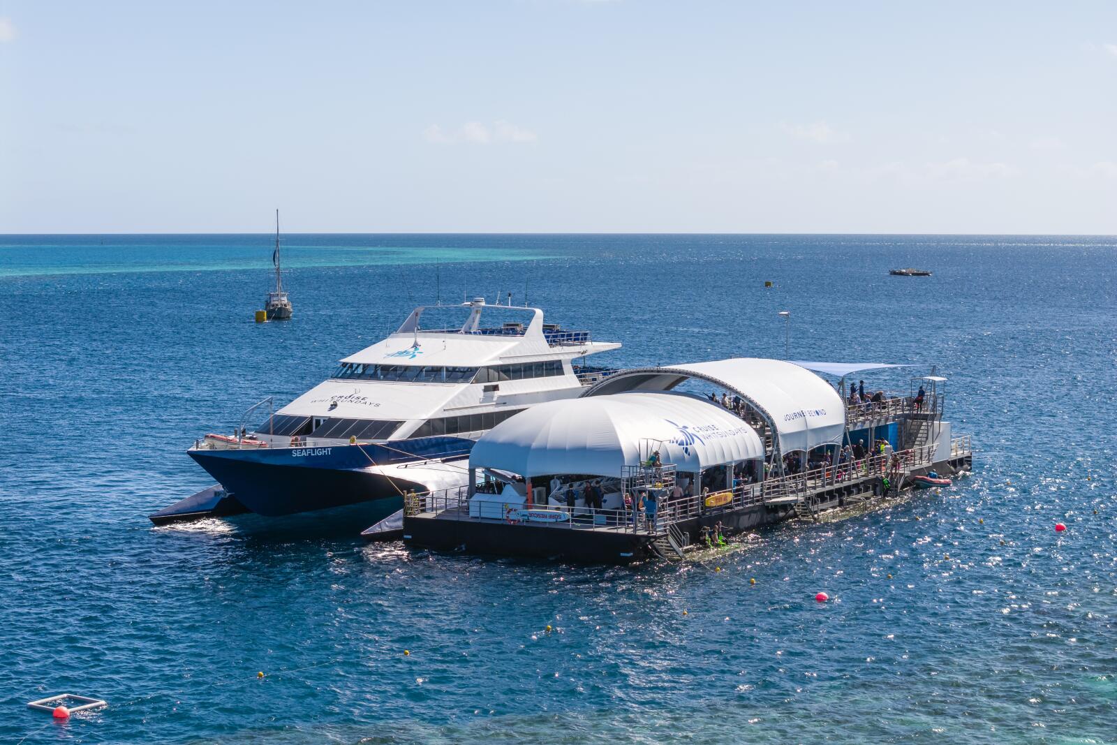Great Barrier Reef Adventure Heart Pontoon