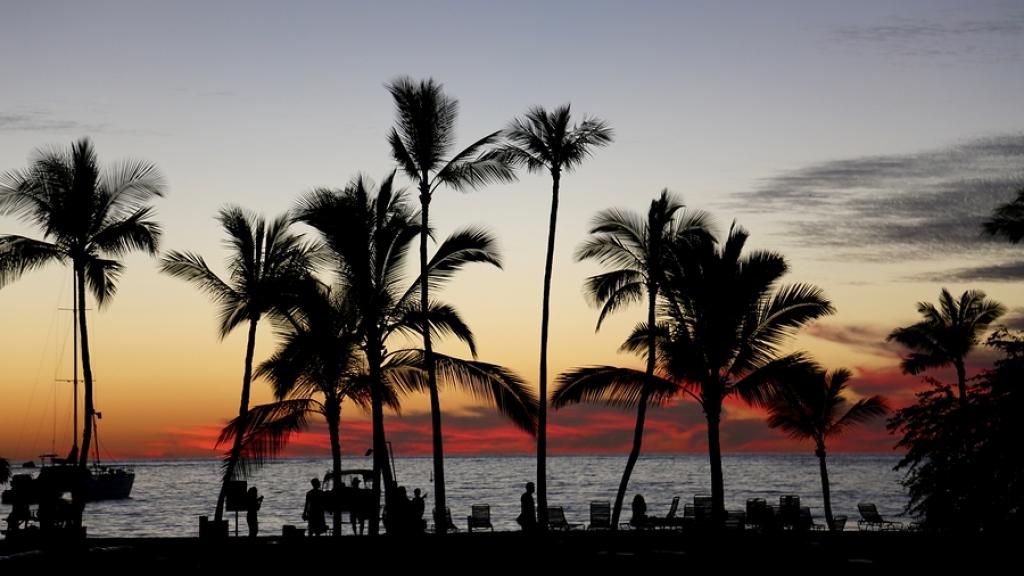 Big Island, Hawaii, Kona, Sunset
