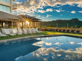 Pool at Sunrise