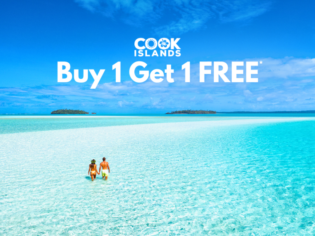 EXCLUSIVE: 2 for 1 Cook Islands Flights