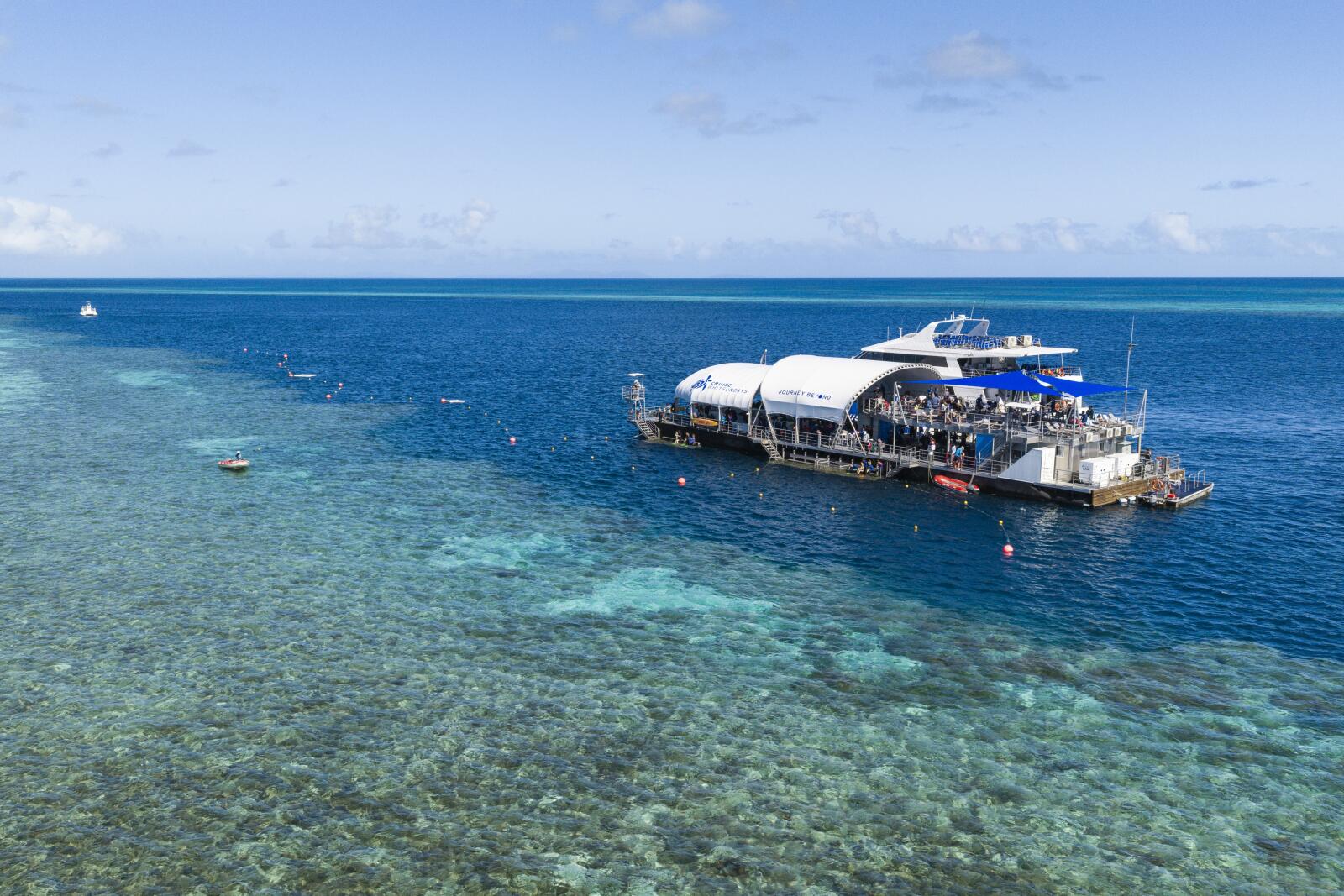 Great Barrier Reef Adventure Heart Pontoon