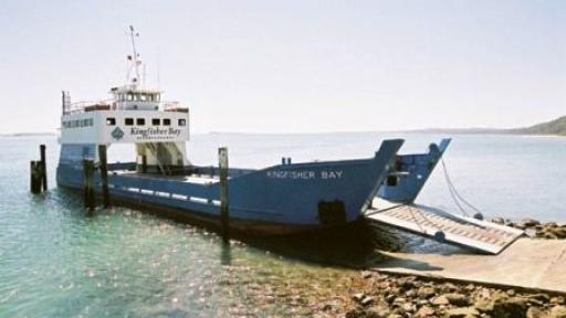 Vehicle Barge to Fraser Island