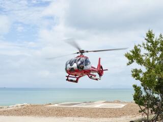 Helicopter Arrival
