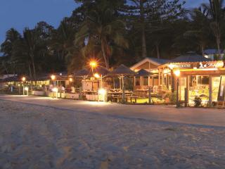 Beachfront Dining at Night