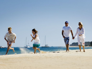 Family on Beach