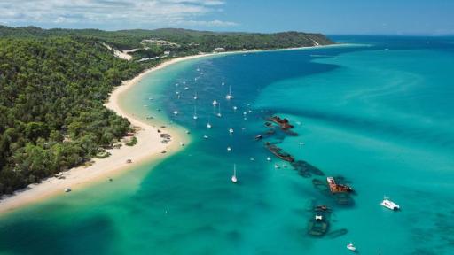 Tangalooma Aerial Shot