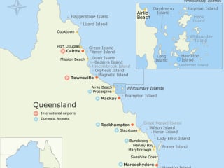 Queensland Islands Map [HD]