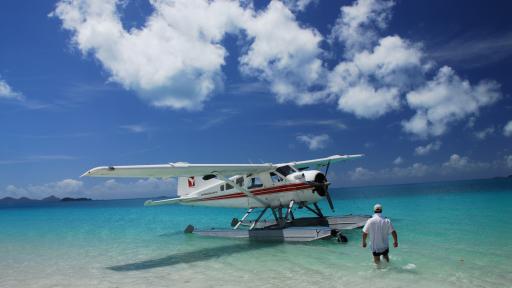 Pilot & Plane Whitehaven Beach
