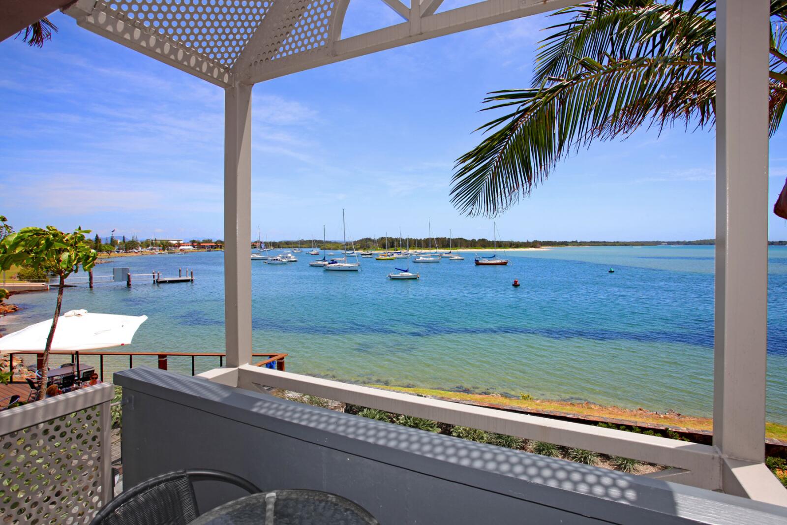 Port Macquarie Water Views from Waters Edge Boutique Hotel