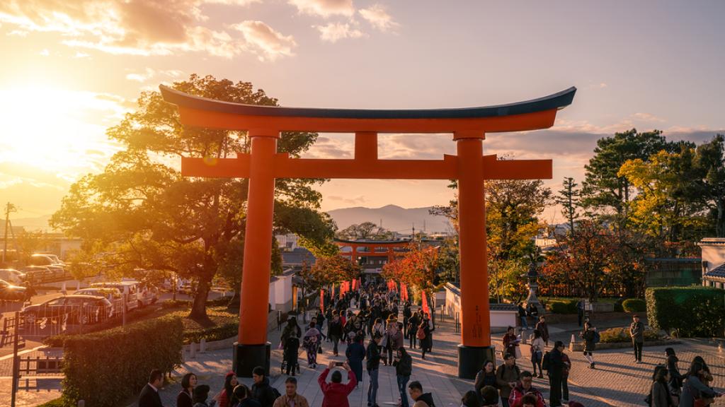 Kyoto Jepang Fushimi Inari Torii